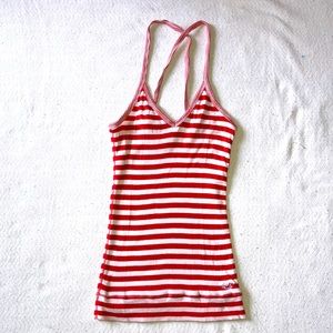 DONATED Red and White Striped Tank